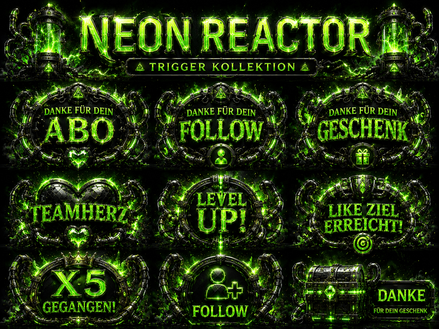 Neon Reactor Trigger Kollektion