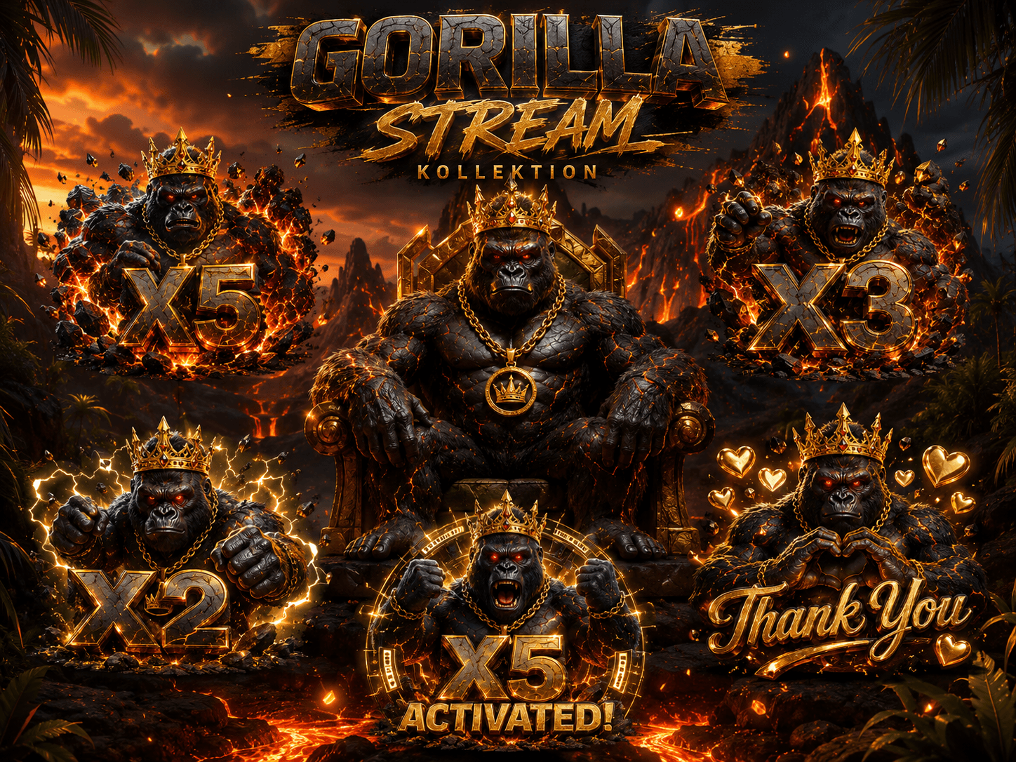 GORILLA STREAM KOLLEKTION!