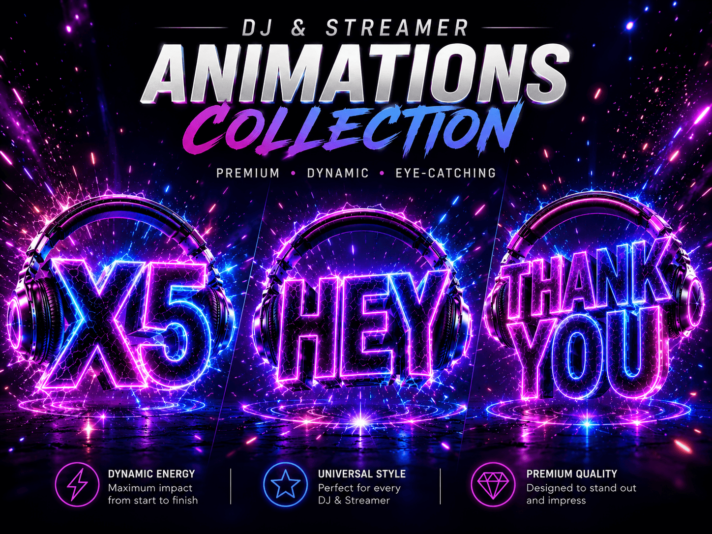 🎧 **DJ Festival Animations Collection**