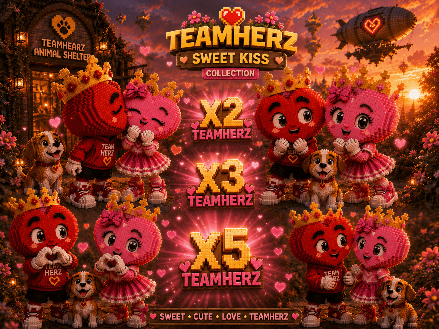 💖 TeamHeart Sweet Kiss Collection | X2 • X3 • X5 • TEAMHERZ 💖